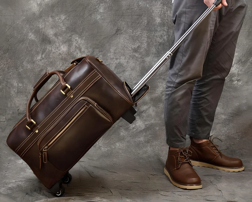 medium luggage with wheels