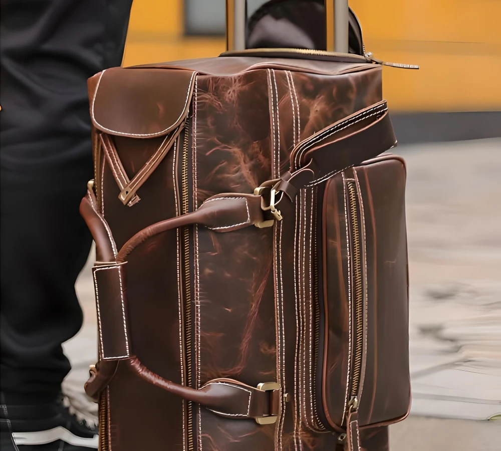best leather carry on bag